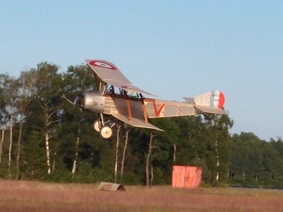 Rubber powered Sopwith 1 1/2 Strutter